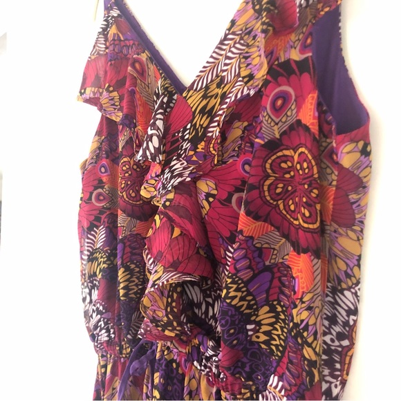 Pure Sugar Floral Butterfly Print Maxi Dress from Nordstrom (Size M) - Picture 2 of 8